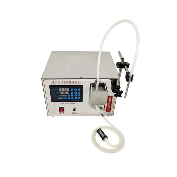MO-QDMECH Compact Digital Control BZ010 Liquid Filling Machine Automatic Magnetic Pump Bottle Filler for Perfume Essential Oil Water Juice photo-4