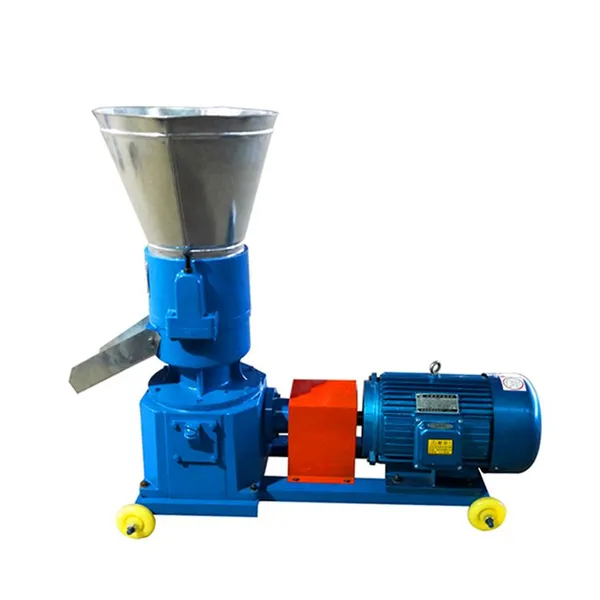 MO-Qdmdch Chicken Pig Cattle Feed Pellet Machine GW047 Copper Motor Flat Die Pellet Mill 2-6mm for Farm Corn Straw Grass