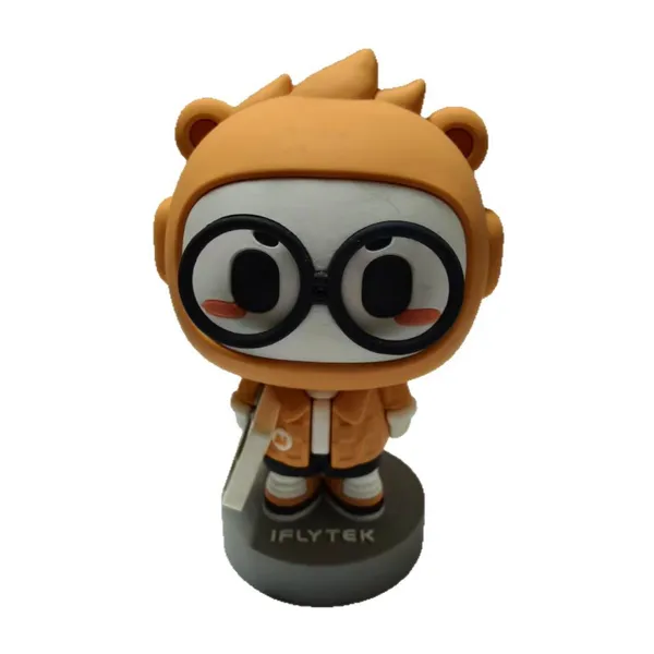 Custom Wholesale OEM Holiday Or Festival 3D PVC Silicone & Plastic Figurine Keychains/Ornaments