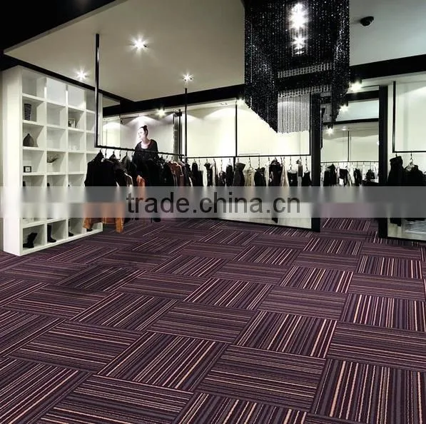 Cut Pile Striped Wall to Wall Carpet photo-4