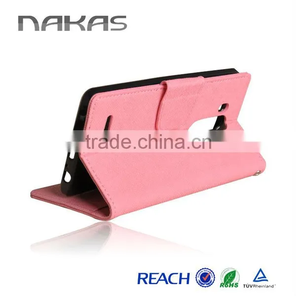 OEM/ODM PC PU Leather Mobile Case for LG G3 photo-3