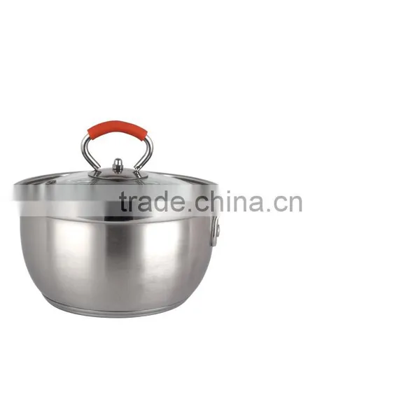 18/8 Stainless Steel Cookware Set With Silicone Handle photo-3