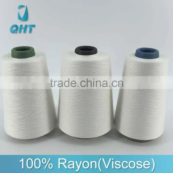 Uniform White 21s/1 Spun Polyester Yarn Samples Can be Provided photo-3