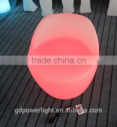 New Rechargeable PE Plastic Chair Stool With LED Light and Remote Control YXF-5653 photo-6