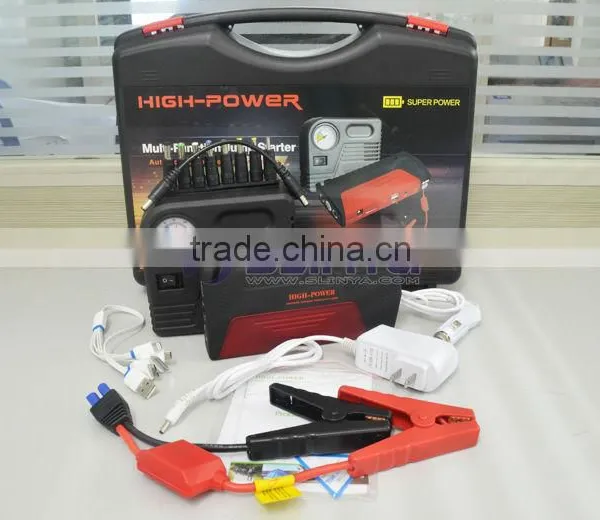 44.4Wh Power Bank 5V/12V/16V/19V Output Emergency Car Jump Starter Charger Booster photo-3