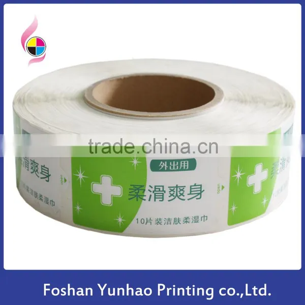 Wipes Label Sticker Self-adhesive PET/PP/PVC Paper Sticker