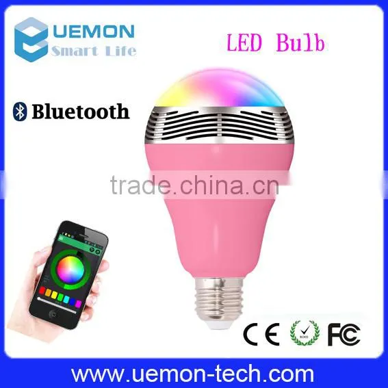 Changeable Colour Smart Led Lamp Bluetooth Speaker With Remote Control.