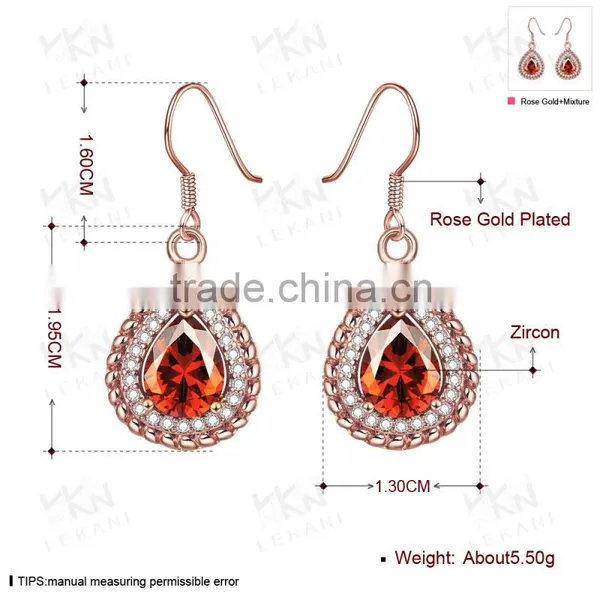 2015 New Latest Design Indian Gold Jhumka Crystal Earring for Young Women photo-4