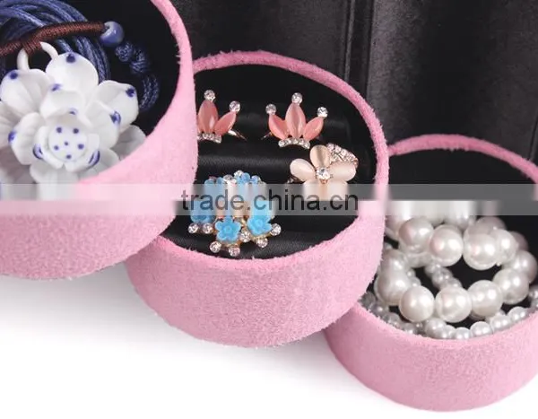C03 ANPHY Cylinder 4 Drawers Jewelry Finding in Handbag Lady Choice Easy to Carry 6 Colors Stock Display photo-5
