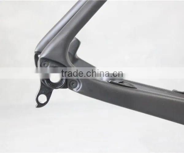 2015 Carbon Fiber CX Bike Frame Fork Thru Axle Cyclocross Disc-brakes Frame BB86 DI2 Compatible photo-4