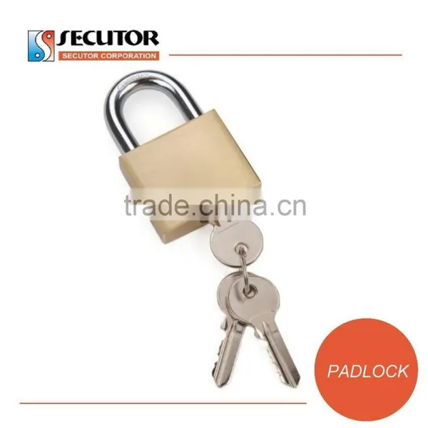 Taiwan Luggage Small Mini Brass Key Padlock Lock photo-3
