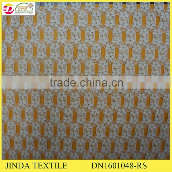 2016New Arrival Nylon Spandex Small Flower Lace Fabric For African Market photo-2