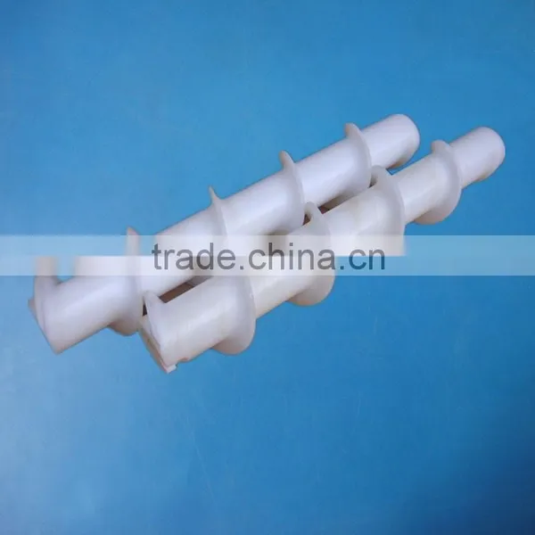 High Precision Engineering Plastic CNC Machining Uhmw-pe Conveyer Screw Rod photo-4