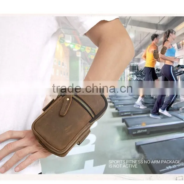 2016 Hot Product Sports Arm Bag Leather Running Armband Case photo-3