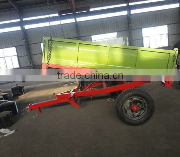 2T Farm Dump Trailer, Tractor Tipping Trailer, photo-2