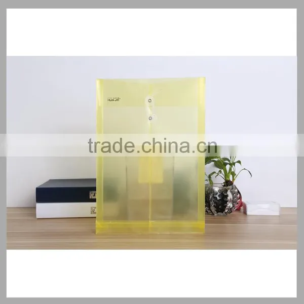 Transparent Envelope Shape Clear Bag Pocket Files Plastic Document Bag With Strings photo-3