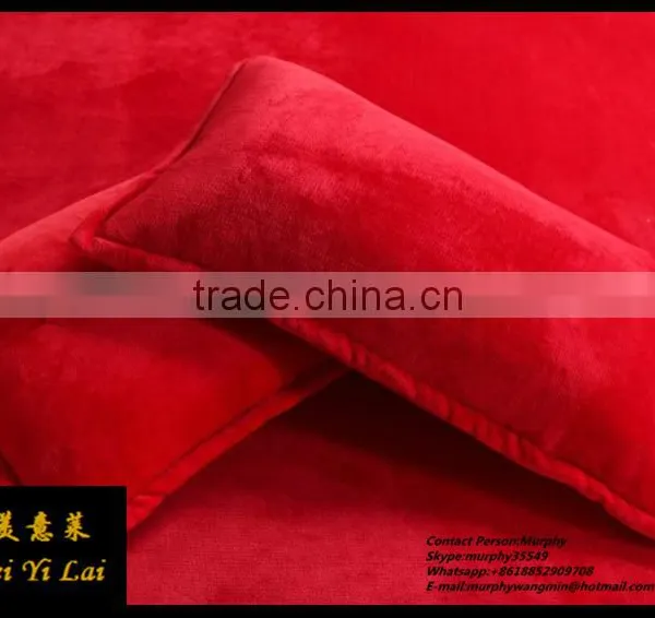 High Quality Fashion Home Solid Color Textile Polyester Pillowcase