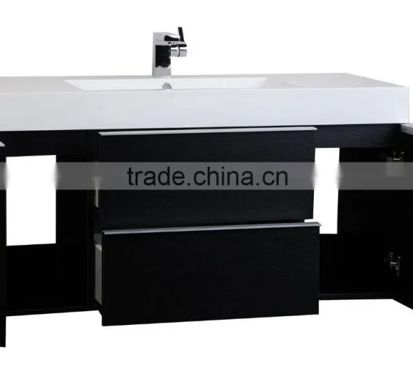 Elegant Modern Single Sink MDF Bathroom Vanity photo-4