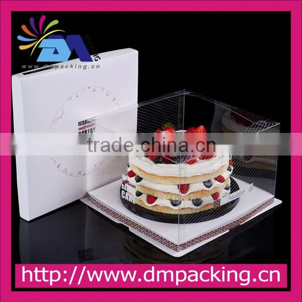 Transparent Square Glossy Lamination PVC Packing Box
