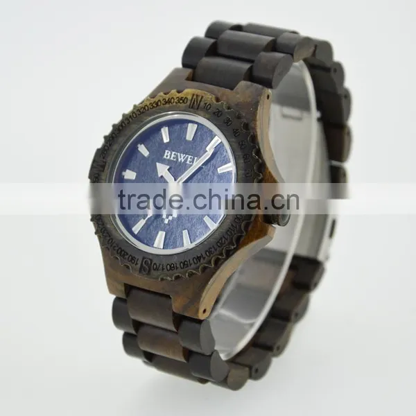 Top Sale Elegance Fashion Charming Competitive Price Men Waterproof Wood Watch photo-3