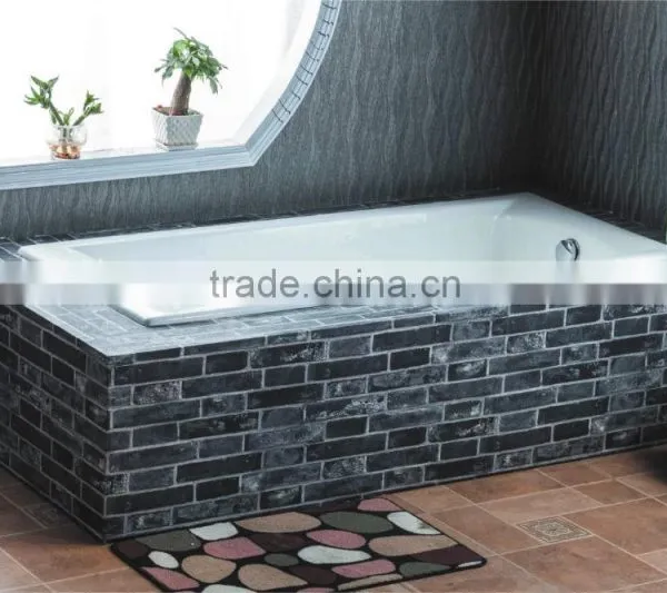 Drop in Simple Bathroom Shower and Bath Dual Bath