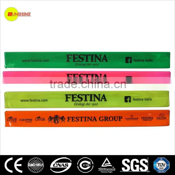 Wholesale PVC reflective slap band