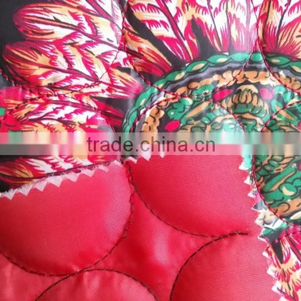Printed Waterproof Winter Thermal Double-faced Quilting Fabric for Women's Down Jacket photo-4