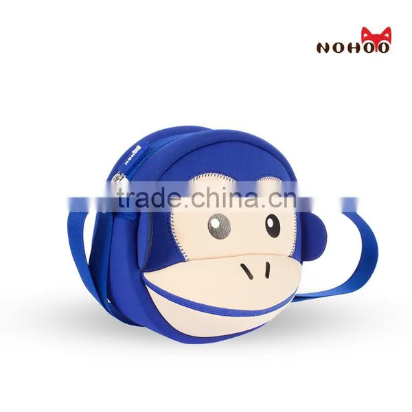 New Arrivals 2016 Kids Cute Cartoon Monkey Felt Shoulder Bags Girls Boys Children Trendy Bags Lovely Waterproof Messenger Bag photo-3