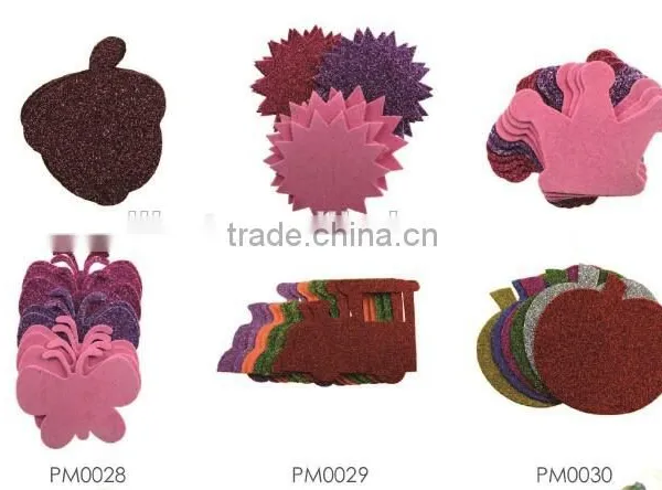 3D EVA Foam Stickers With Golden Powder photo-3