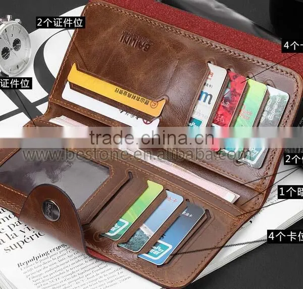 European Style Retro Gift Men Purse Wallet photo-5