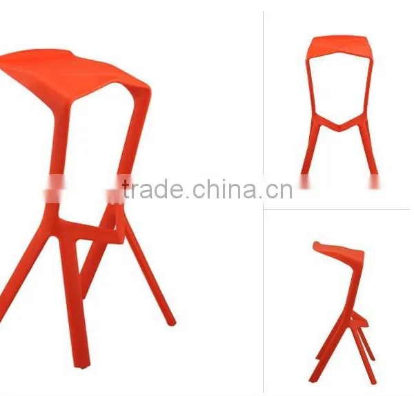 Wholesale Stacking New Design Modern Plastic Miura Bar Stool photo-4