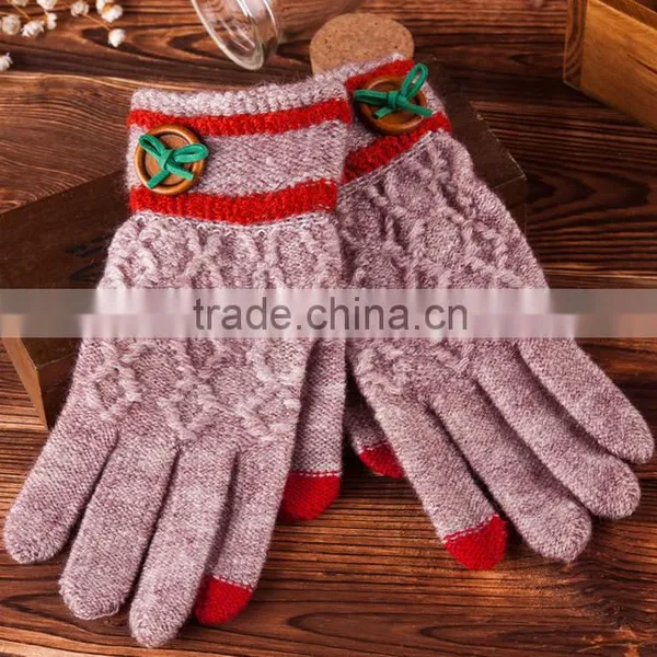 Best Sellers Cute Flower Touch Screen Gloves For Girls For Christmas 2015 photo-6