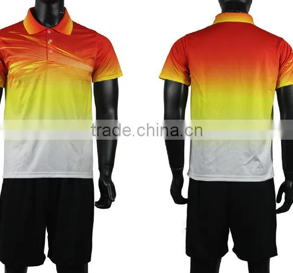 2016 High Quality Mens Latest Design Sports Performance Technical Dry Fit Golf Polo Shirt Manufacturer in China photo-4