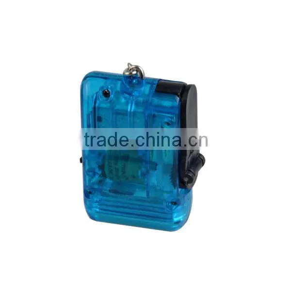 Mini Hand Crank Dynamo Led Keychain Light photo-2