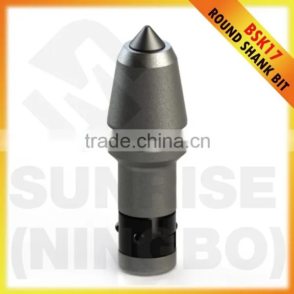 BSK17 Long Durability Trench Part Tungsten Carbide Bullet Pick Rotary Shank Tools Trencher Tooth Betek Pick