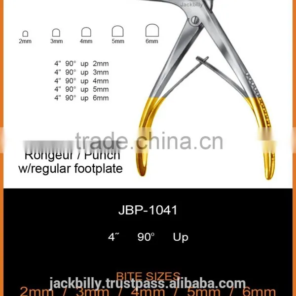 Schlesinger Rongeur Punch, Thin Foot Plate, Laminectomy Punch photo-2