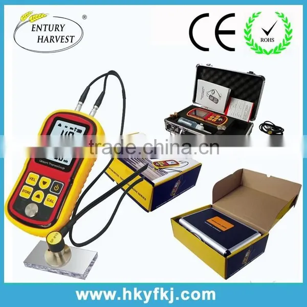 Century Harvest Micro Processor Ultrasonic Coating Steel Thickness Gauge Meter With Best Price
