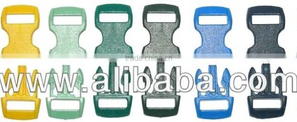 Plastic Curved Buckles in Different Sizes and Colors