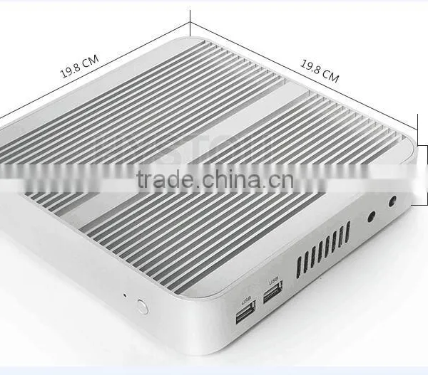 Hystou Barebone Fanless Windows8.1 OS Mini PC With Intel Quad Core i5 - 4200u Gaming Pcs i5 4G RAM, 60G SSD + 160G HDD photo-4