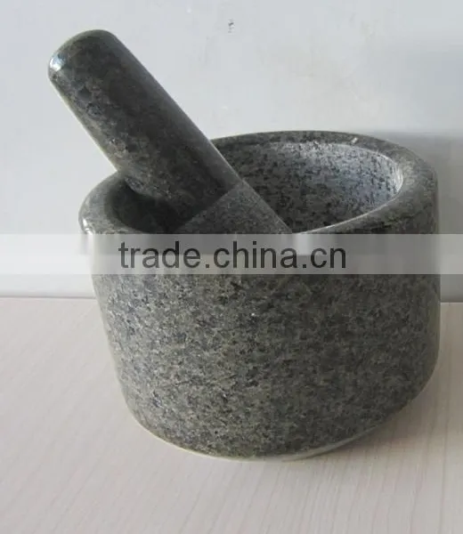 stone mortar and pestle, granite stone mortar, mortar and pestle