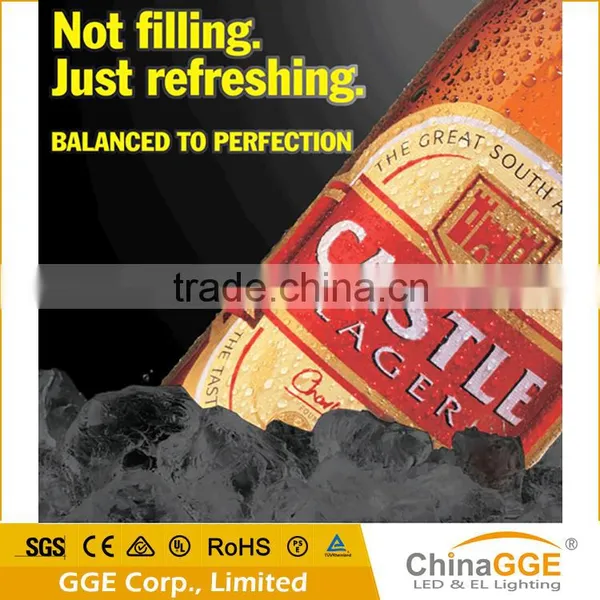 EL Backlight Flashing Light Poster Advertising Display Light up el Animated Panel Quality Choice photo-5