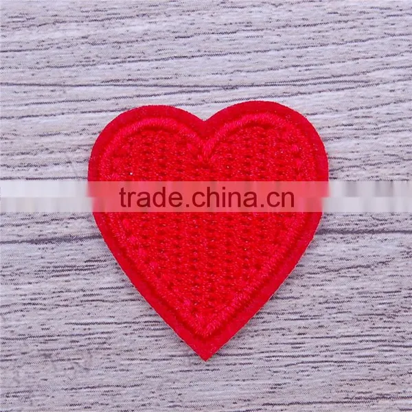 Wholesale Custom Embroidery Lace Heart Cute Patches photo-2