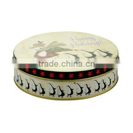 2016 Decoration Fancy Christmas Cookie Tin Can photo-2