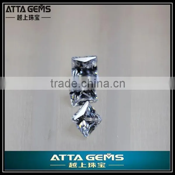 Get Princess Cut White Zirconia Gems Free Sample
