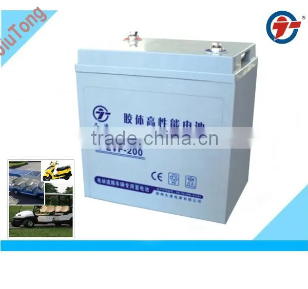 6v200ah electric car battery/golf car battery
