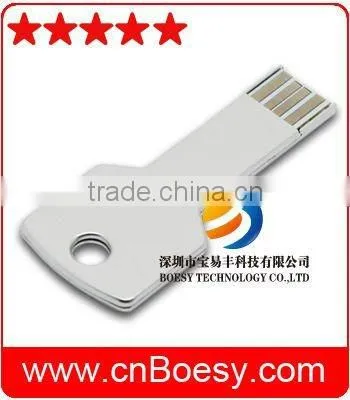 Manufacturer Wholesale Ultrathin Metal Key Usb Flash Drive photo-3