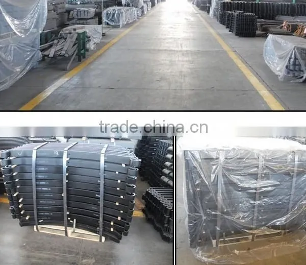 Semi Trailer Suspension Parts Manufacture Heavy Duty Parablic Trailer Leaf Spring photo-6