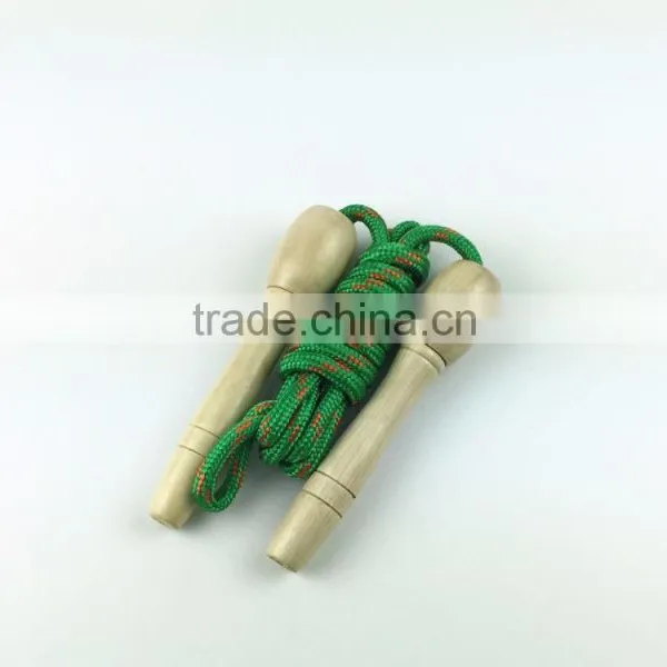 White Cotton Rope Wood Handle Jumping Rope /skipping Rope photo-2