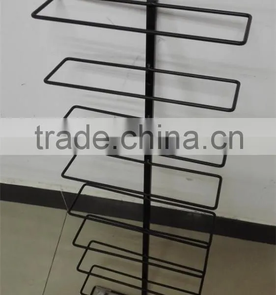 9 Bottles Black Metal Wall Mount Wine Rack photo-2