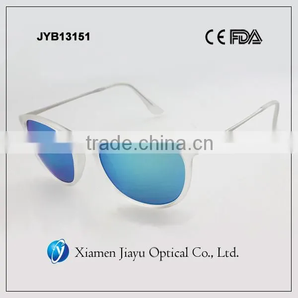 Mirror Sunglasses Lens White Sunglasses Fashion Eyewear